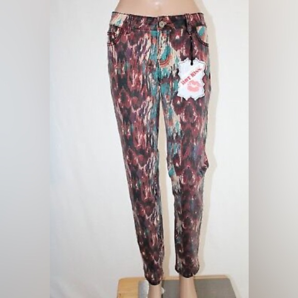 HOT KISS Junior Women's Skinny Lily Multi-Color Stretch Jeans
